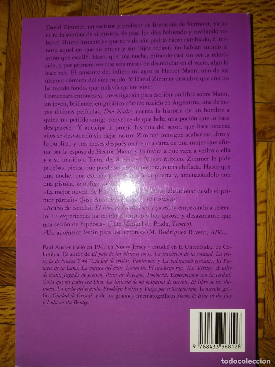 Libros de segunda mano: El libro de las ilusiones. Paul Auster. - Foto 2