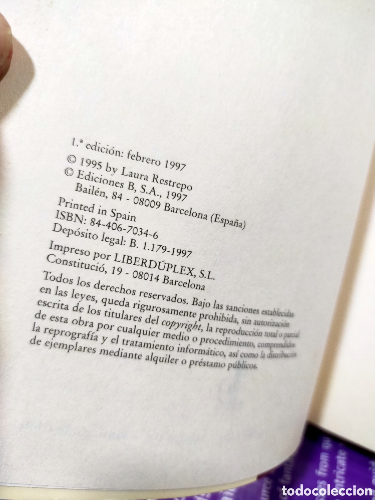 Libros de segunda mano: DULCE COMPA&Ntilde;IA - LAURA RESTREPO - Foto 5