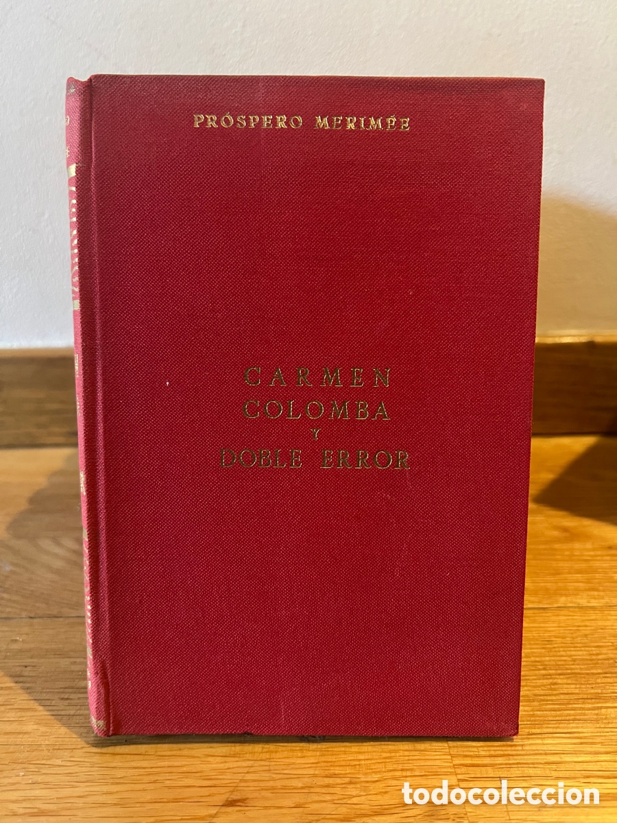 Libros de segunda mano: Carmen Colomba y doble error Pr&oacute;spero Merim&eacute;e - Foto 1