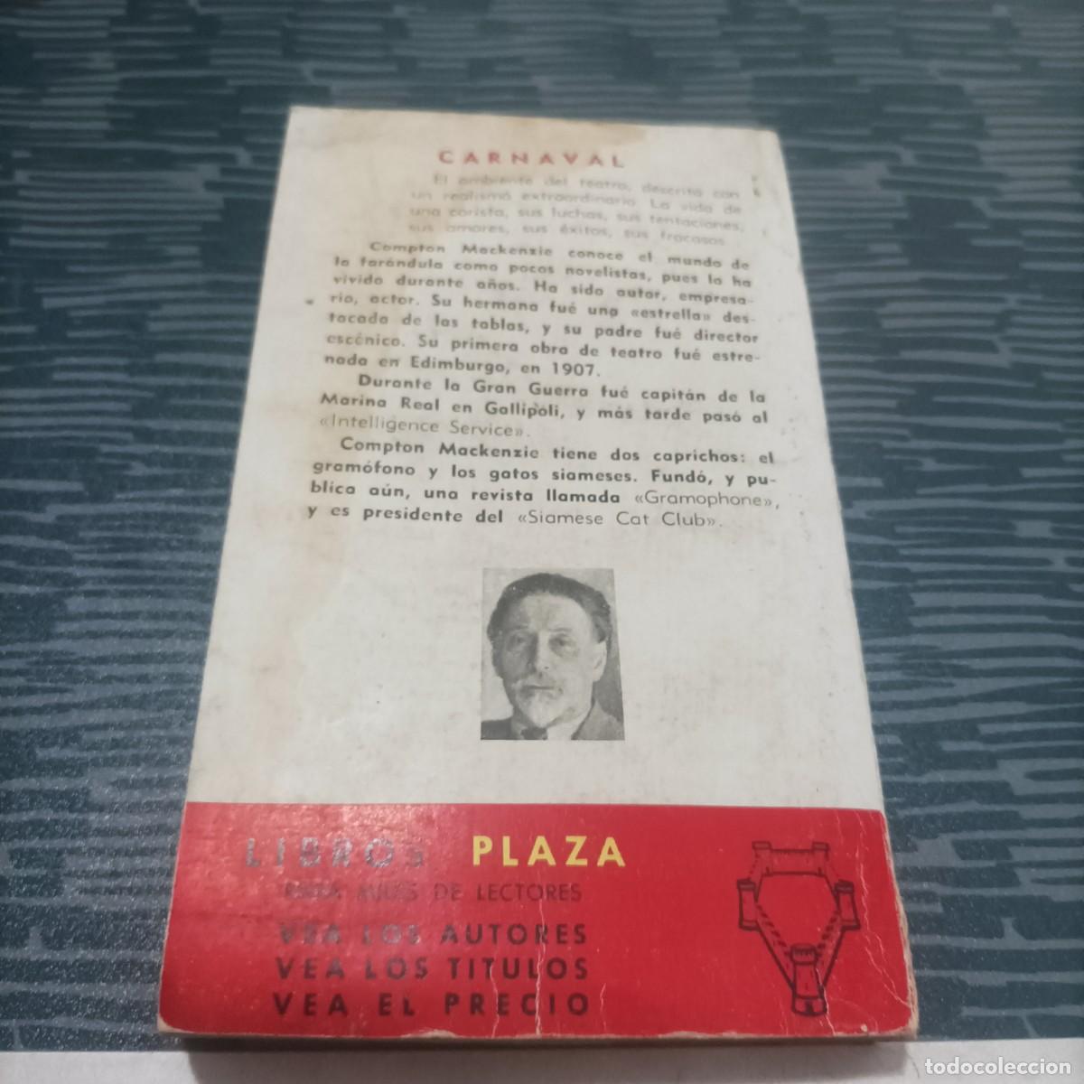 Libros de segunda mano: CARNAVAL,COMPTON MACKENZIE, EDICIONES G.P.1956,224 PAG - Foto 4
