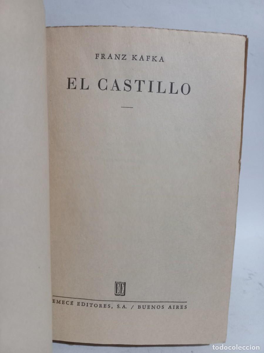 Libros de segunda mano: Franz Kafka - El Castillo - 1950 - Foto 2