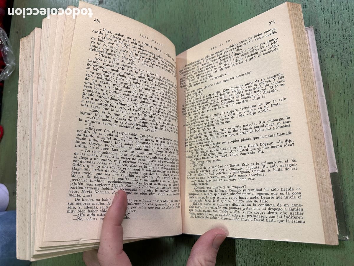 Libros de segunda mano: ISLA AL SOL - ALEC WAUGH - EDICIONES EXITO 1957 - Foto 7