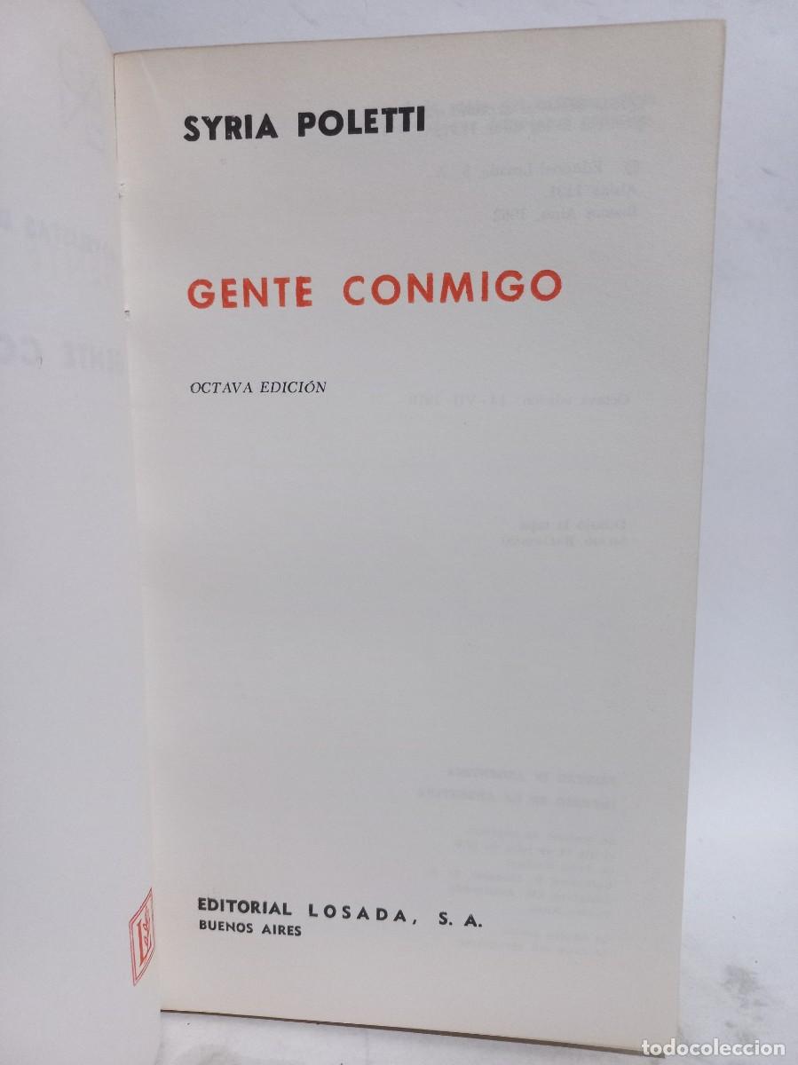 Libros de segunda mano: Syria Poletti - Gente Conmigo - 1976 - Foto 2