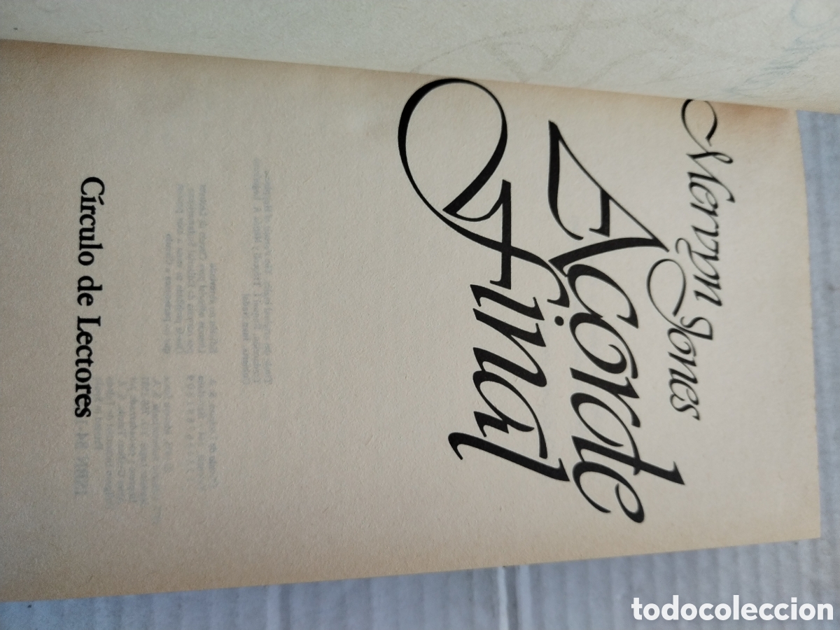 Libros de segunda mano: ACORDE FINAL/MERVIN JONES - Foto 3