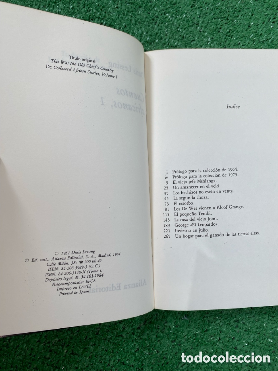 Libros de segunda mano: Doris Lessing - cuentos africanos 1 - Foto 3