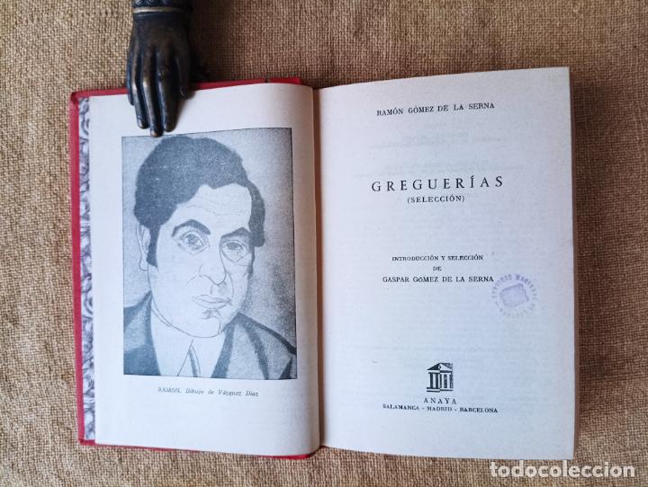 Libros de segunda mano: Greguer&iacute;as. Ram&oacute;n G&oacute;mez de la Serna. - Foto 1