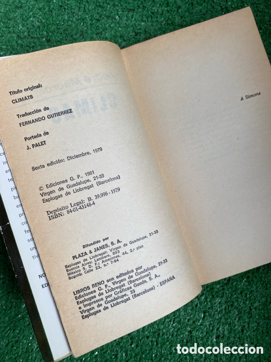 Libros de segunda mano: Climas - Andre Maurois - Foto 3