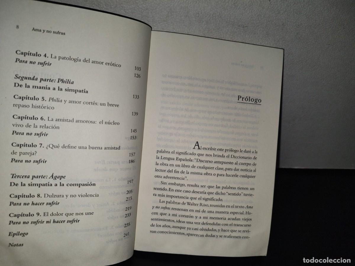 Libros de segunda mano: 89- AMA Y NO SUFRAS - WALTER RISO - 2003 - Foto 8