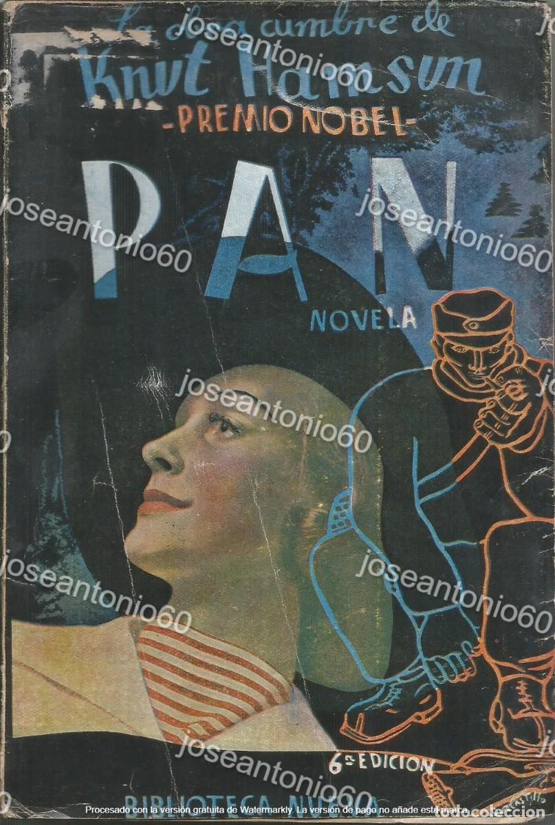 Libros de segunda mano: PAN - KNUT HAMSUN - BIBLIOTECA NUEVA. 1940 - Foto 1