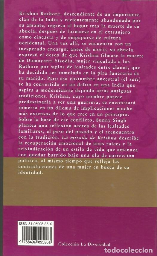 Libros de segunda mano: LA MIRADA DE KRISHNA - SUNNY SINGH - Foto 2