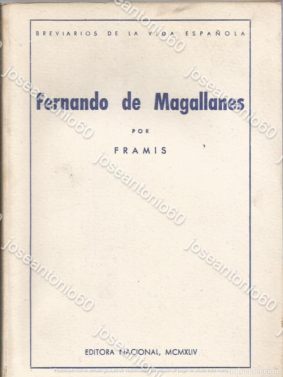 Libros de segunda mano: Fernando de Magallanes. 1944 - Framis - Foto 1