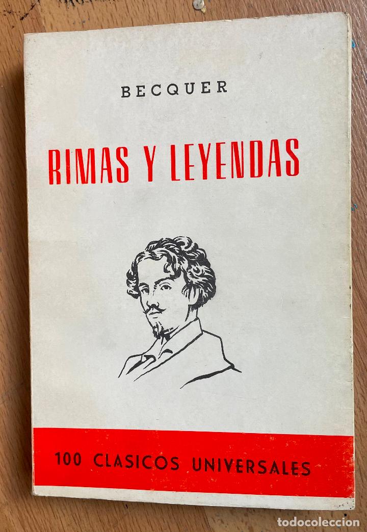 Libros de segunda mano: RIMAS Y LEYENDAS Becquer, - Foto 1
