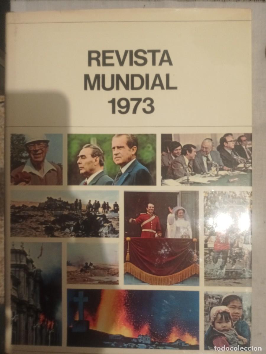 Libros de segunda mano: Libro revista mundial 1973 tapas grueso