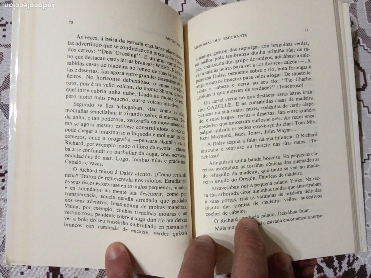 Libros de segunda mano: MEMORIAS DUN EMIGRANTE.- ANT&Oacute;N RISCO. - Foto 3
