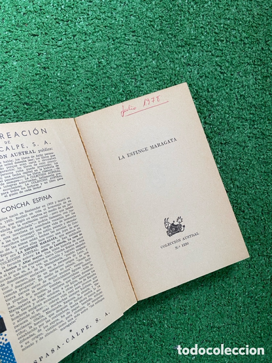 Libros de segunda mano: La esfinge maragata - Concha Espina - Foto 3