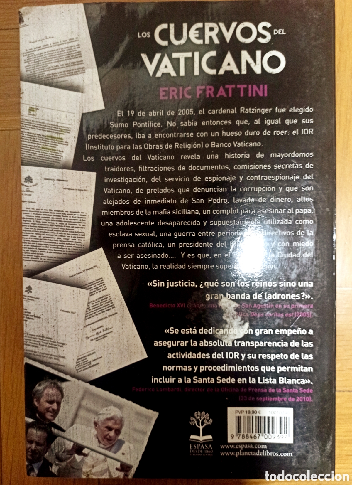 Libros de segunda mano: LOS CUERVOS DEL VATICANO - Eric Frattini - Foto 2
