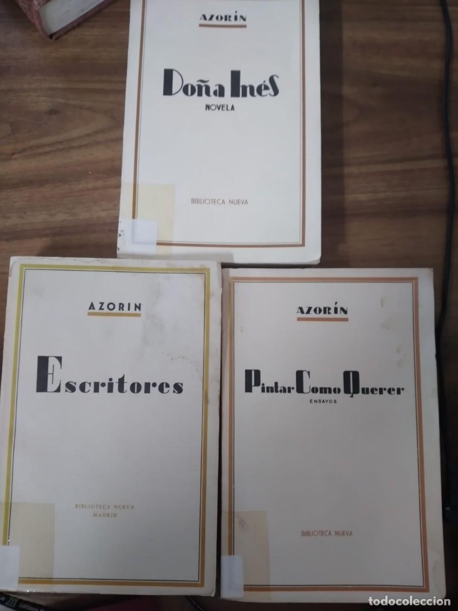 Libros de segunda mano: TRES LIBROS DE AZORIN - Foto 1