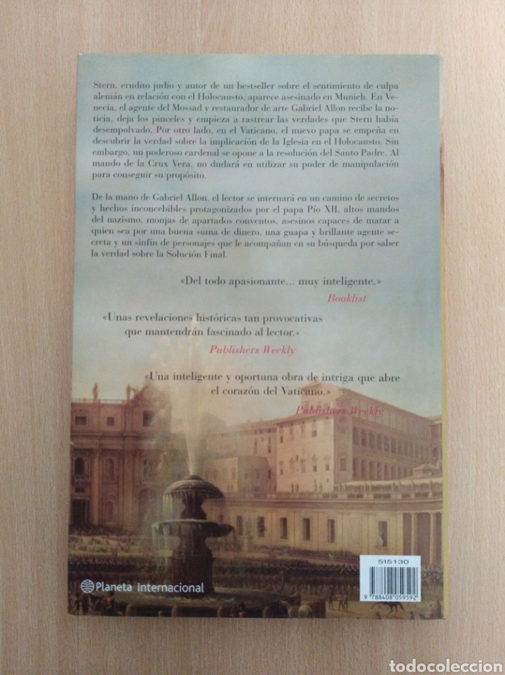 Libros de segunda mano: EL CONFESOR. Daniel Silva. Editorial Planeta - Foto 2