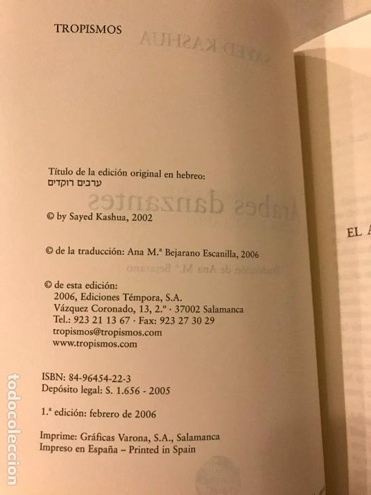 Libros de segunda mano: &Aacute;rabes danzantes. Sayed Kashua - Foto 3