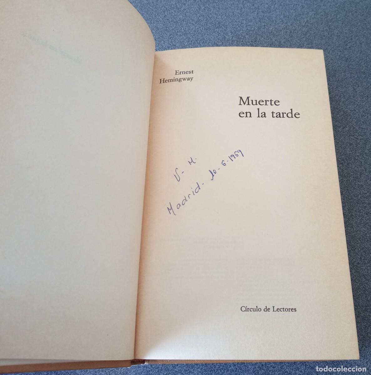 Libros de segunda mano: Muerte En La Tarde Ernest Hemingway - Foto 3