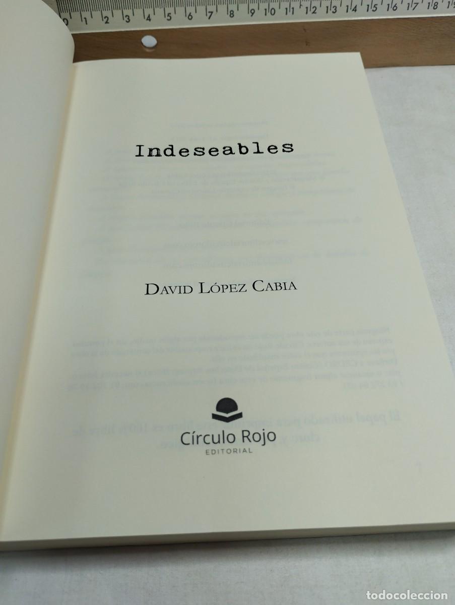 Libros de segunda mano: Indeseables. David L&oacute;pez, 2017 - Foto 2