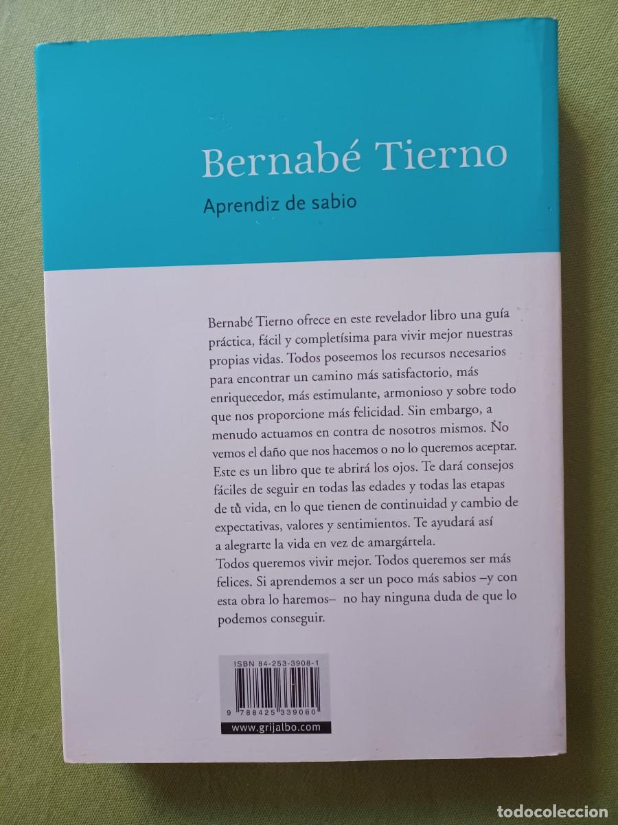 Libros de segunda mano: Aprendiz de sabio. - Bernab&eacute; Tierno. - Foto 2