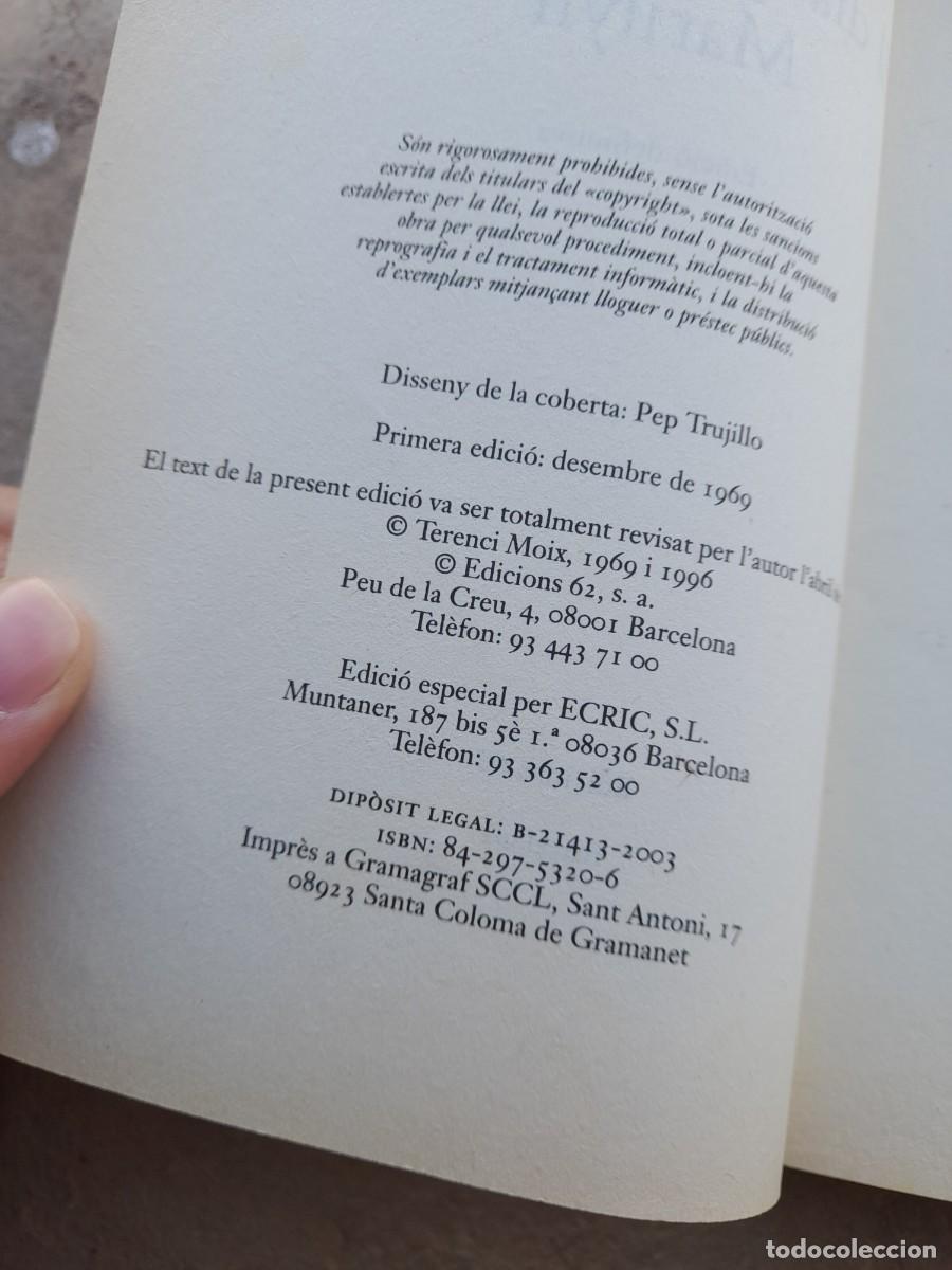 Libros de segunda mano: Libro El d&iacute;a que muri&oacute; Marilyn Terenci Moix - Foto 3