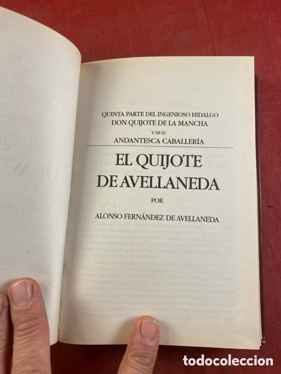 Libros de segunda mano: EL QUIJOTE DE AVELLANEDA - Foto 2