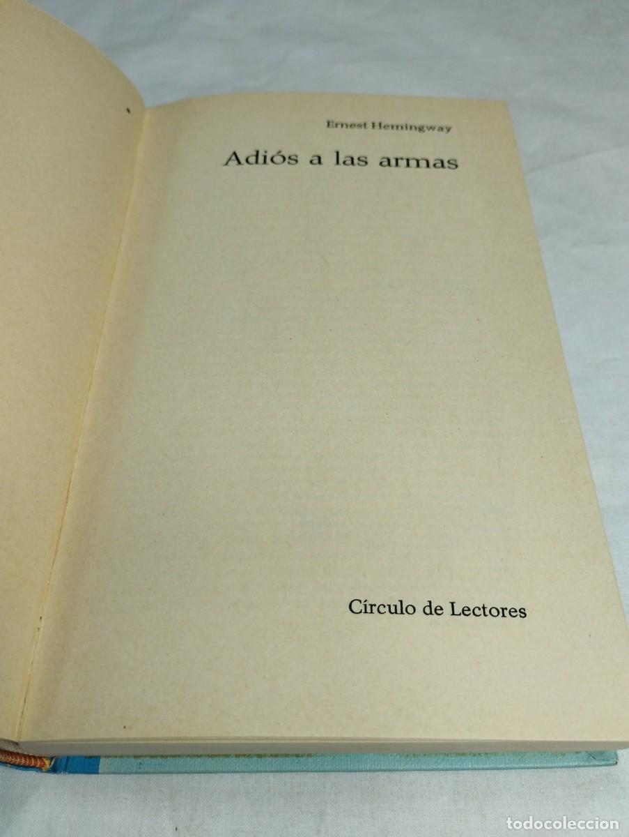 Libros de segunda mano: Adi&oacute;s a las armas. Ernest Hemingway, 1969 - Foto 2