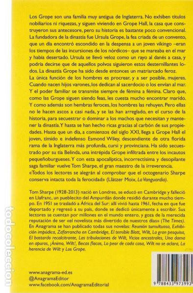 Libros de segunda mano: Los Grope / Tom Sharpe - Foto 2