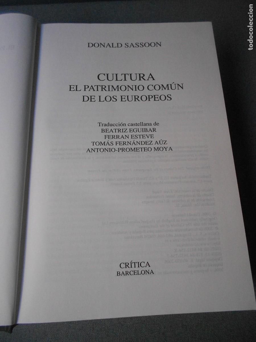 Libros de segunda mano: CULTURA. SASSOON - Foto 4