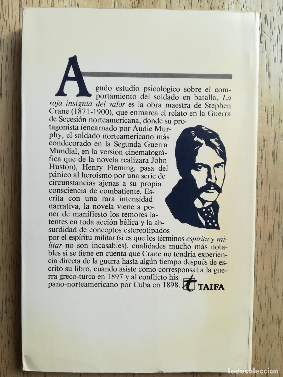 Libros de segunda mano: La roja insignia del valor. Stephen Crane - Foto 2