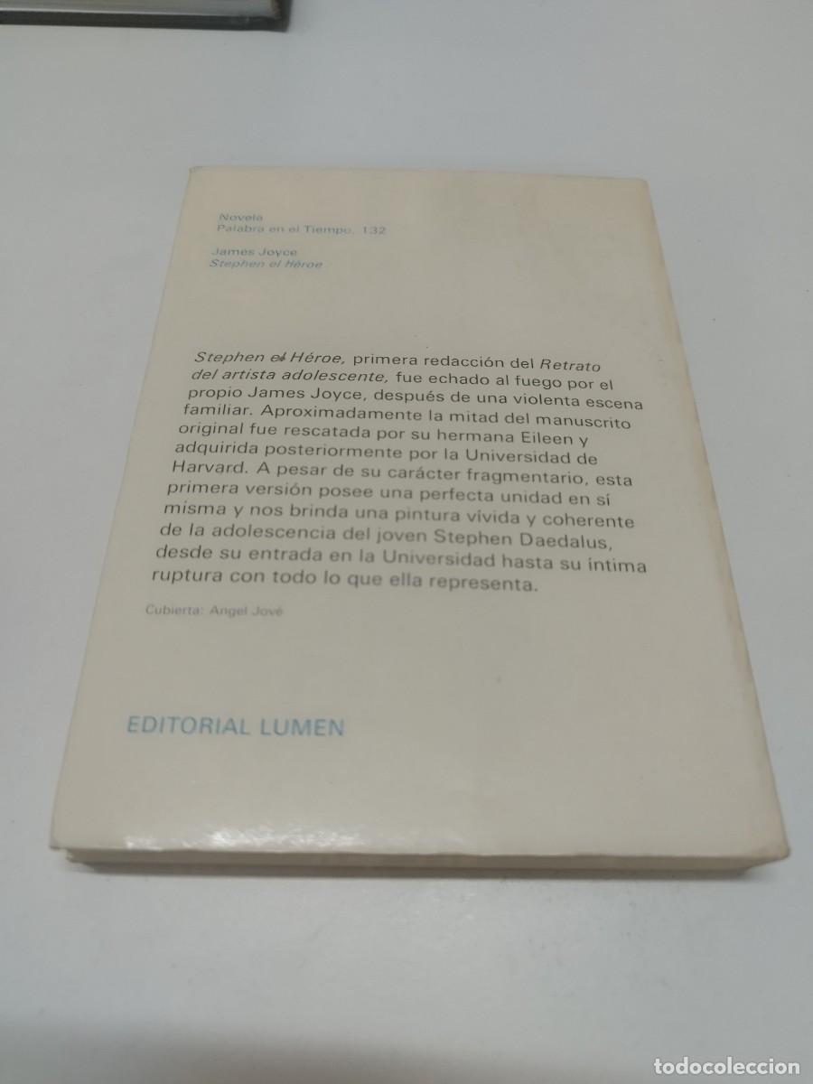 Libros de segunda mano: STEPHEN EL HEROE, JAMES JOYCE (ED. LUMEN, PRIMERA EDICI&Oacute;N 1978). - Foto 5