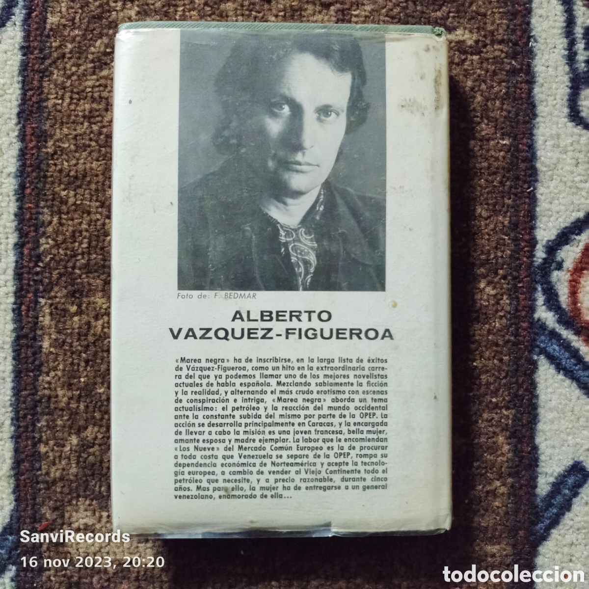 Libros de segunda mano: MAREA NEGRA (A. V&Aacute;ZQUEZ-FIGUEROA) - Foto 2