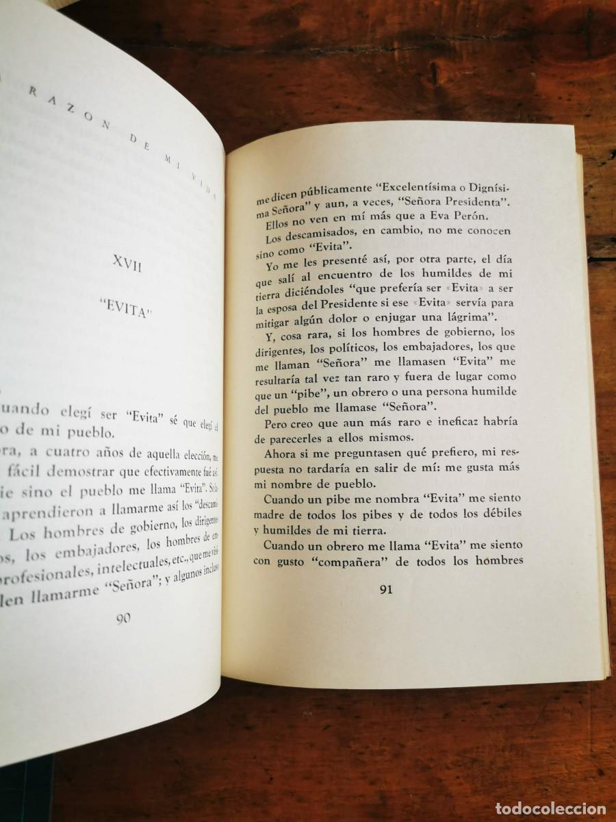 Libros de segunda mano: PER&Oacute;N, Eva. La raz&oacute;n de mi vida - Foto 6