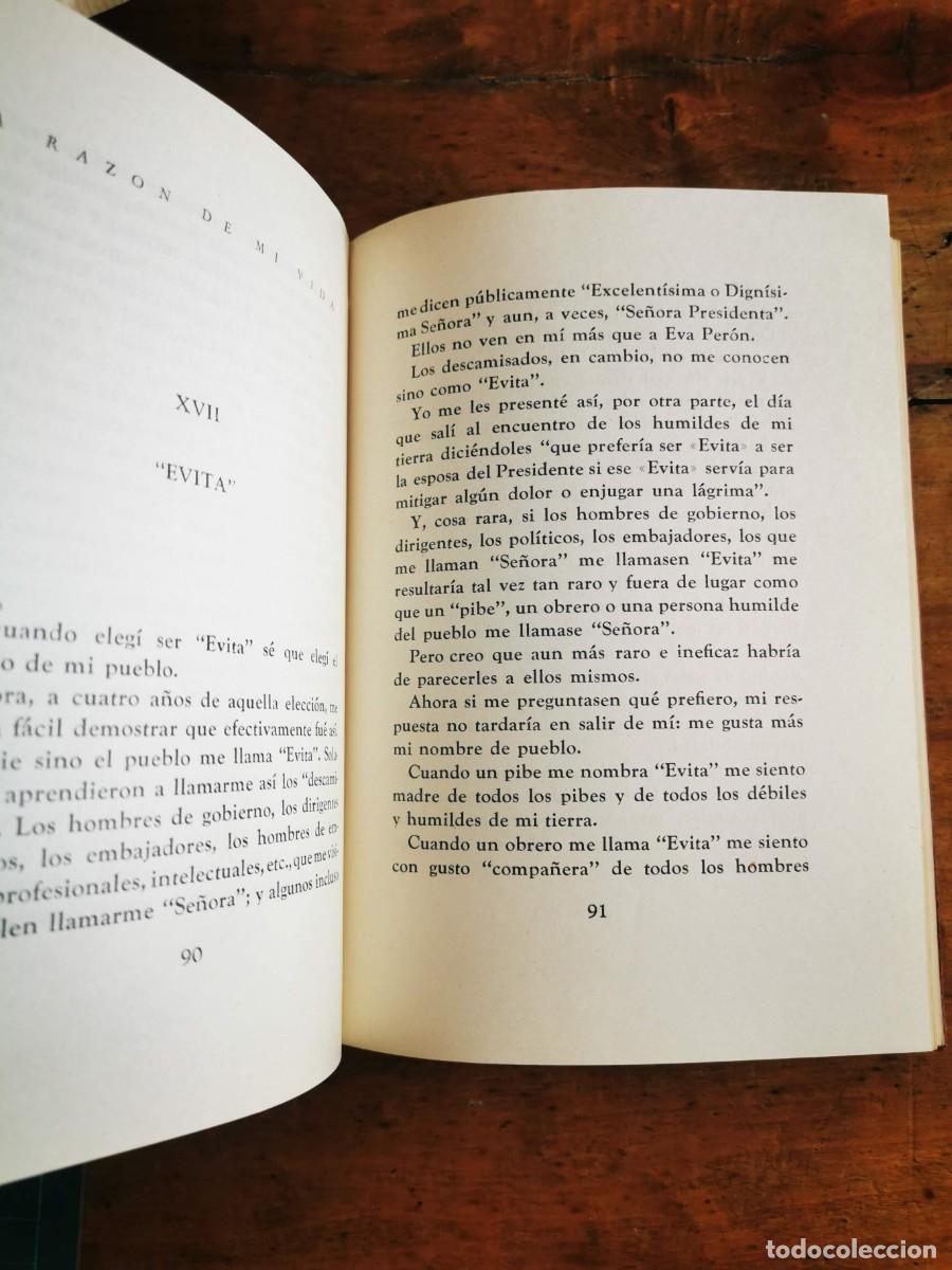 Libros de segunda mano: PER&Oacute;N, Eva. La raz&oacute;n de mi vida - Foto 7