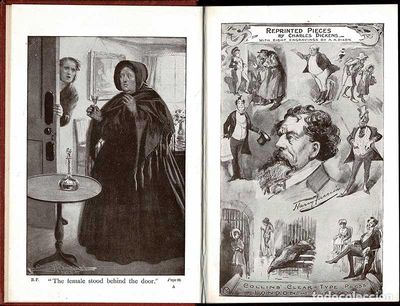 Libros de segunda mano: Reprinted Pieces - Charles Dickens - Foto 2