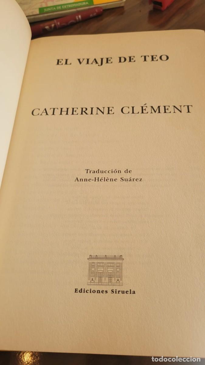 Libros de segunda mano: El Viaje de Teo - Catherine Cl&eacute;ment - Foto 3