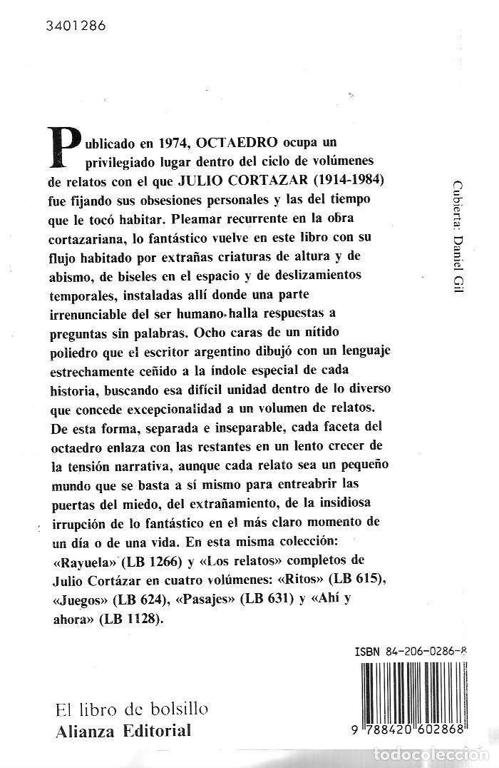 Libros de segunda mano: Julio Cort&aacute;zar . Octaedro - Foto 2