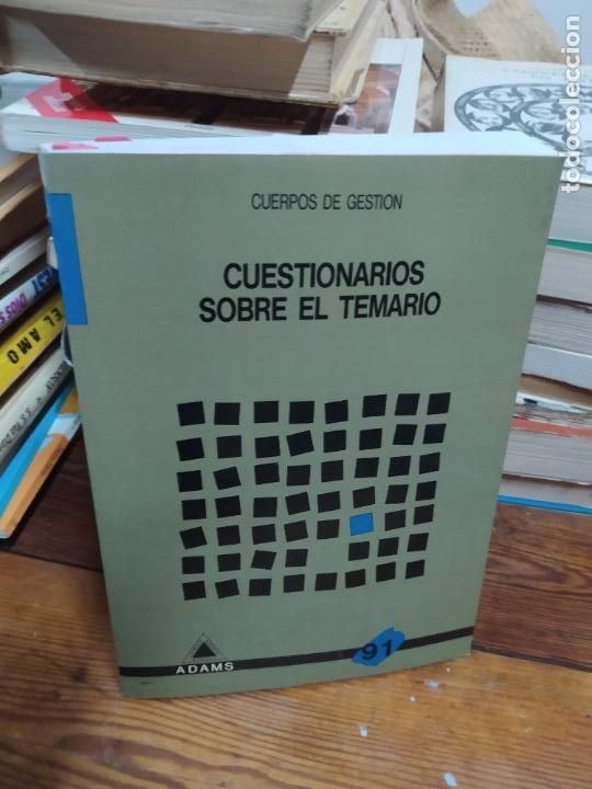 Livres d'occasion: Cuestionarios sobre el temario. Cuerpos de gesti&oacute;n. 1991. L.32186