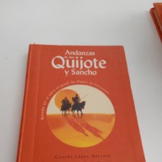 Libros de segunda mano: CC-PEC7 LIBRO ANDANZAS DE DON QUIJOTE Y SANCHO. CONCHA LÓPEZ NARVÁEZ. ED. BRUÑO.