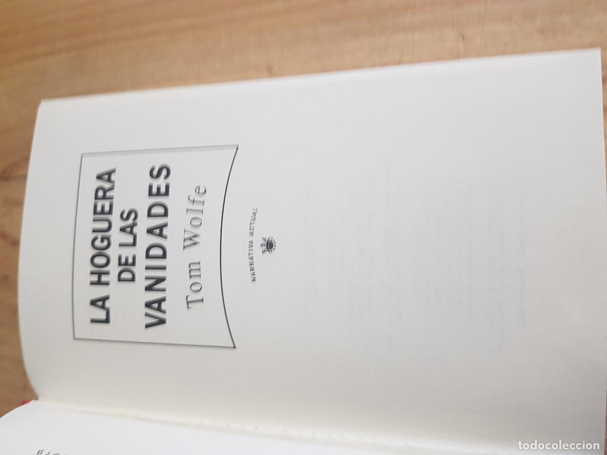 Libros de segunda mano: La hoguera de las vanidades - Tom Wolfe - Foto 5