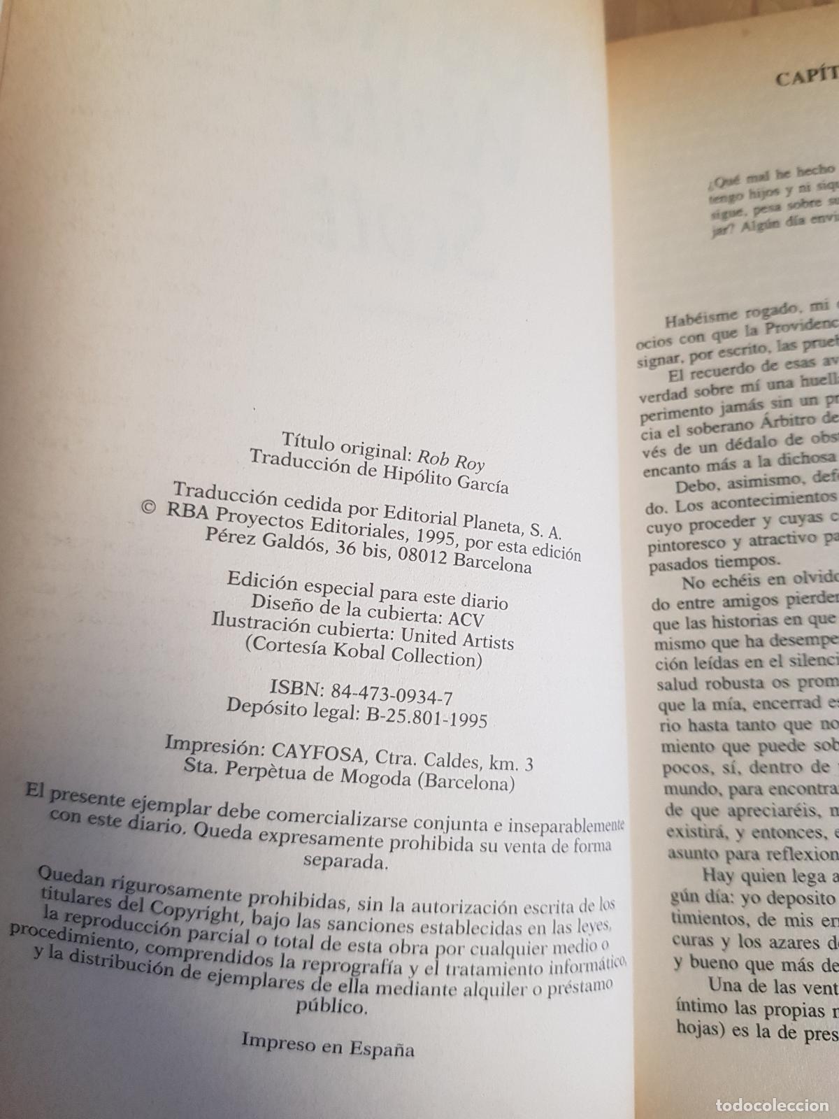 Libros de segunda mano: Rob Roy - Walter Scott - Foto 4