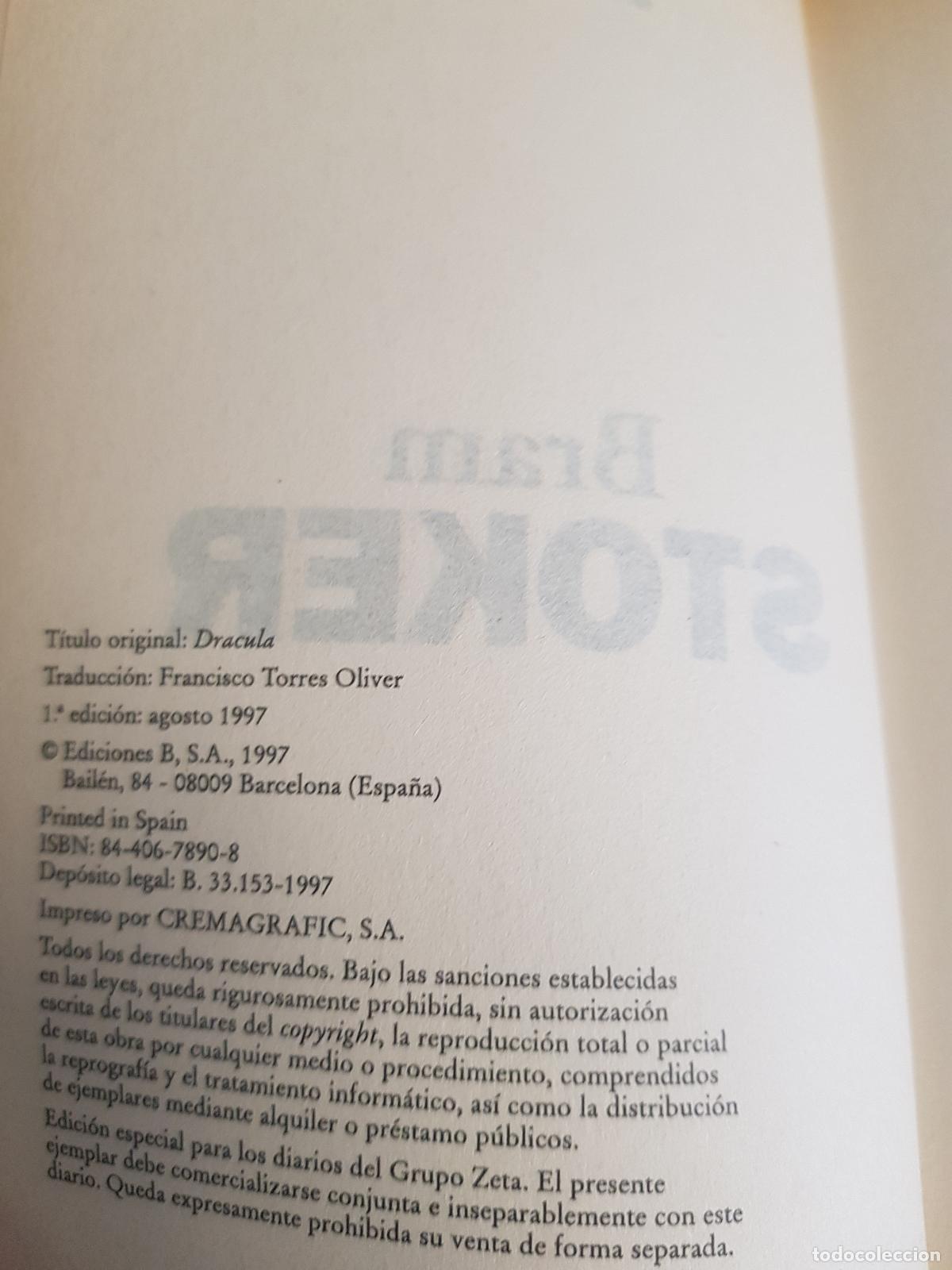 Libros de segunda mano: Dr&aacute;cula - Bram Stoker - Foto 3