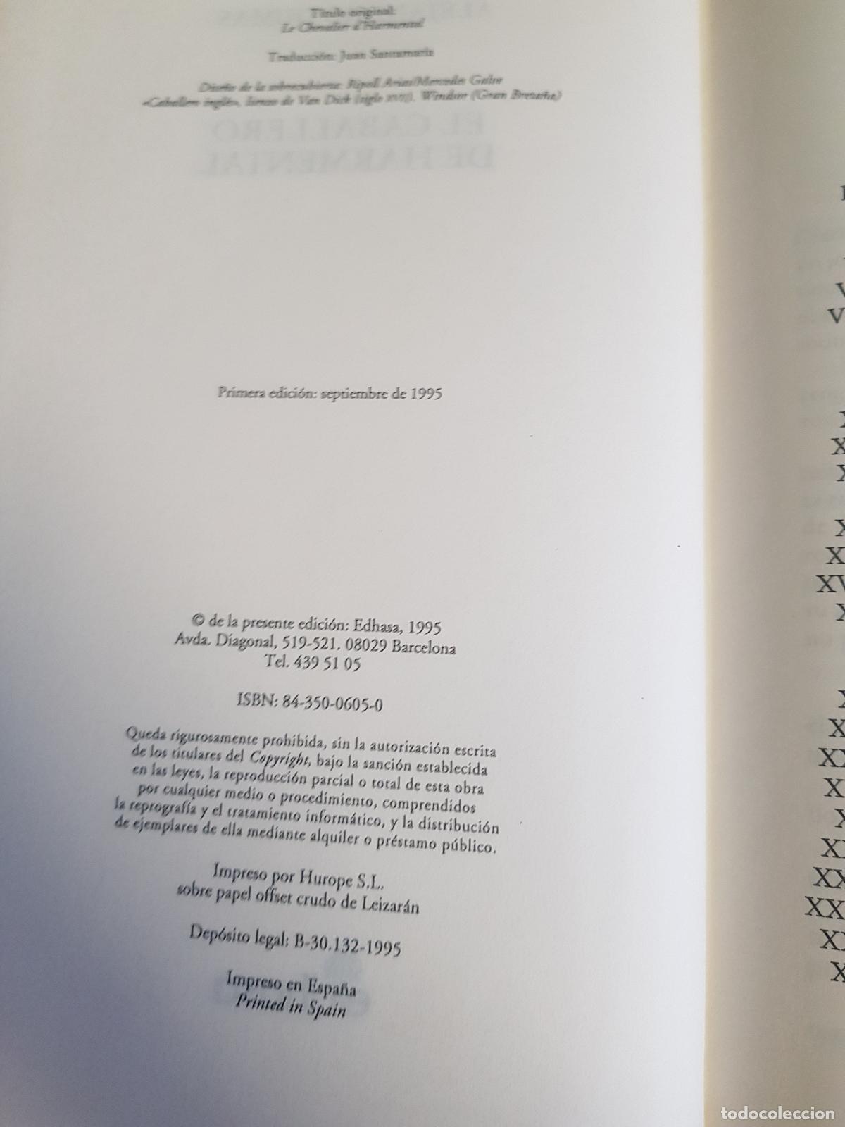 Libros de segunda mano: El caballero harmental - Alejandro Dumas - Foto 4