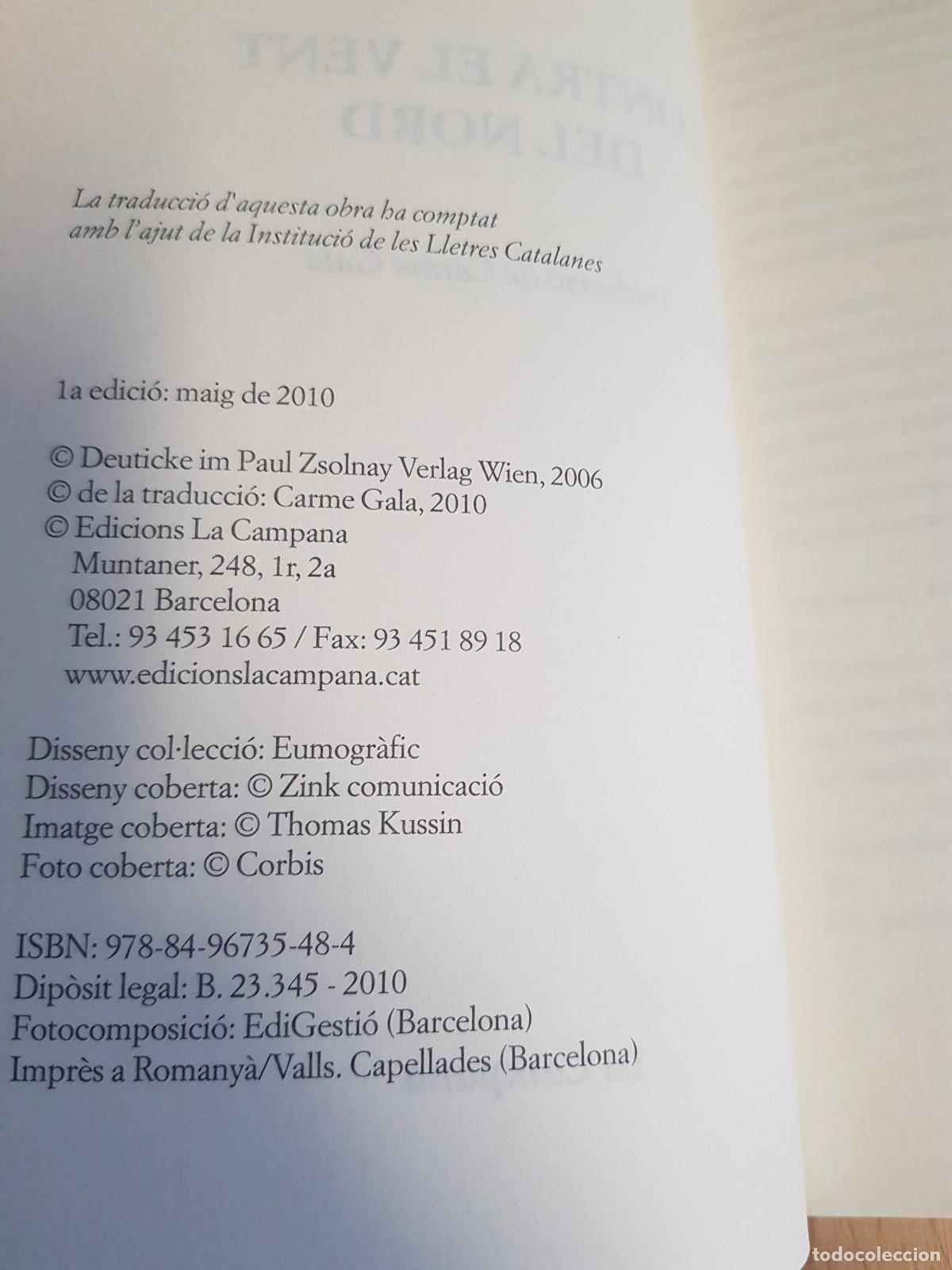 Libros de segunda mano: Contra el vent del nord - Daniel Glattauer - Foto 3