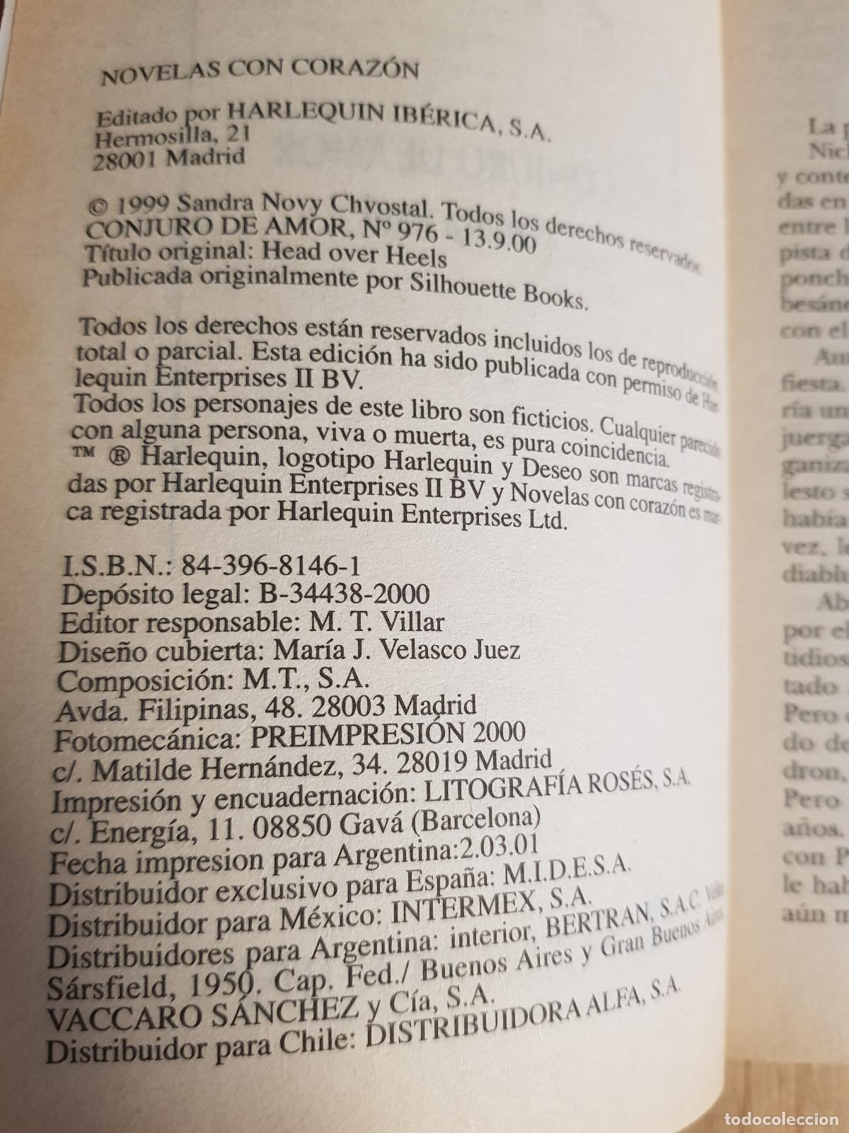 Libros de segunda mano: Conjuro de amor - Sandra Paul - Foto 4