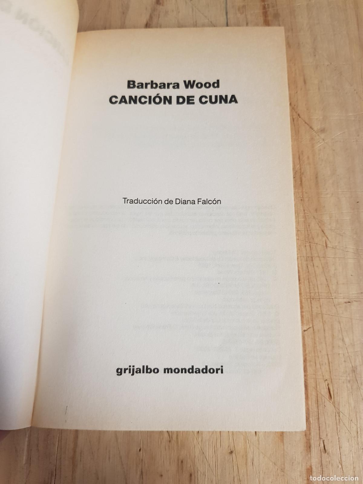 Libros de segunda mano: Canci&oacute;n de cuna - Barbara Wood - Foto 5