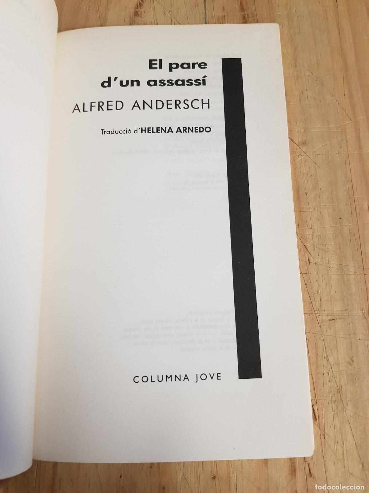 Libros de segunda mano: El pare dun assass&iacute; - Alfred Andersch - Foto 2