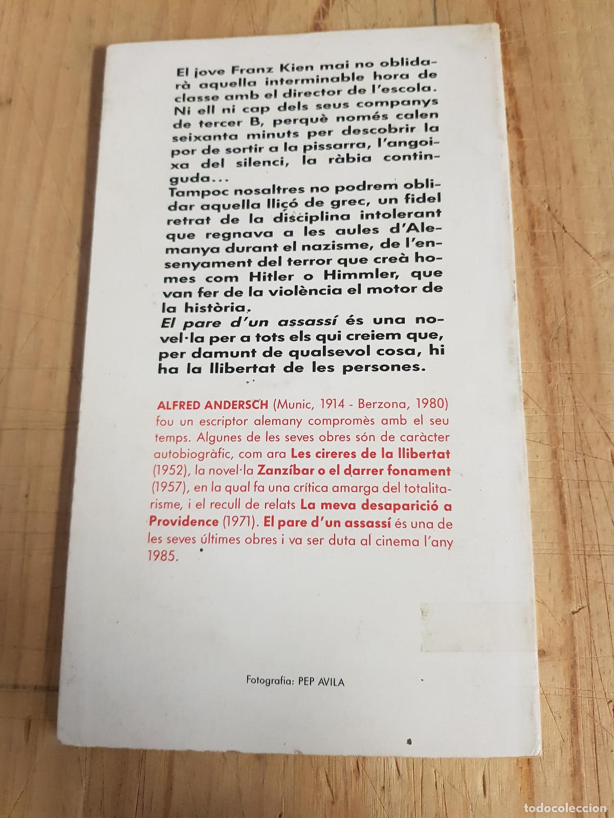 Libros de segunda mano: El pare dun assass&iacute; - Alfred Andersch - Foto 4